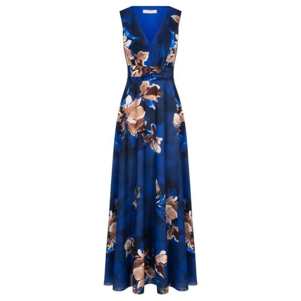 Μακρύ φλοράλ φόρεμα plus size Rinascimento