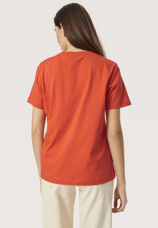 Πορτοκαλί t-shirt Helene Soaked in Luxury