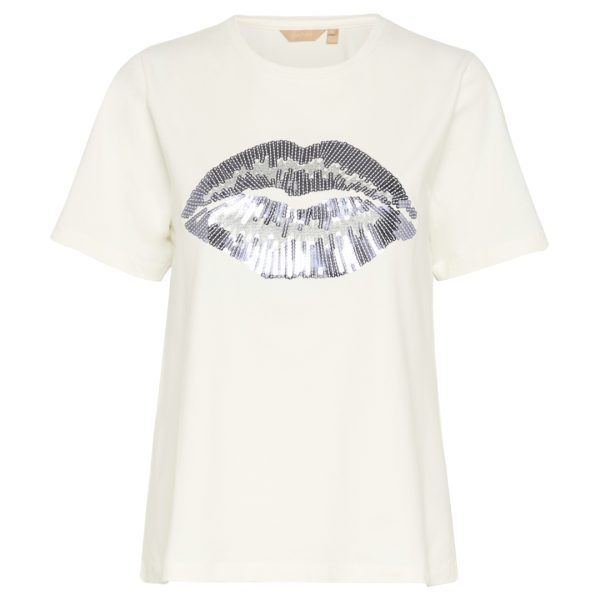 Κοντομάνικο t-shirt με παγιέτες Fora Culture
