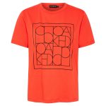 Πορτοκαλί t-shirt Helene Soaked in Luxury