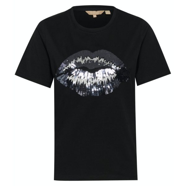 Κοντομάνικο t-shirt με παγιέτες Fora Culture