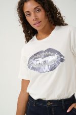 Κοντομάνικο t-shirt με παγιέτες Fora Culture