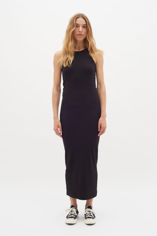 Ριμπ στενό μακρύ φόρεμα Lola InWear