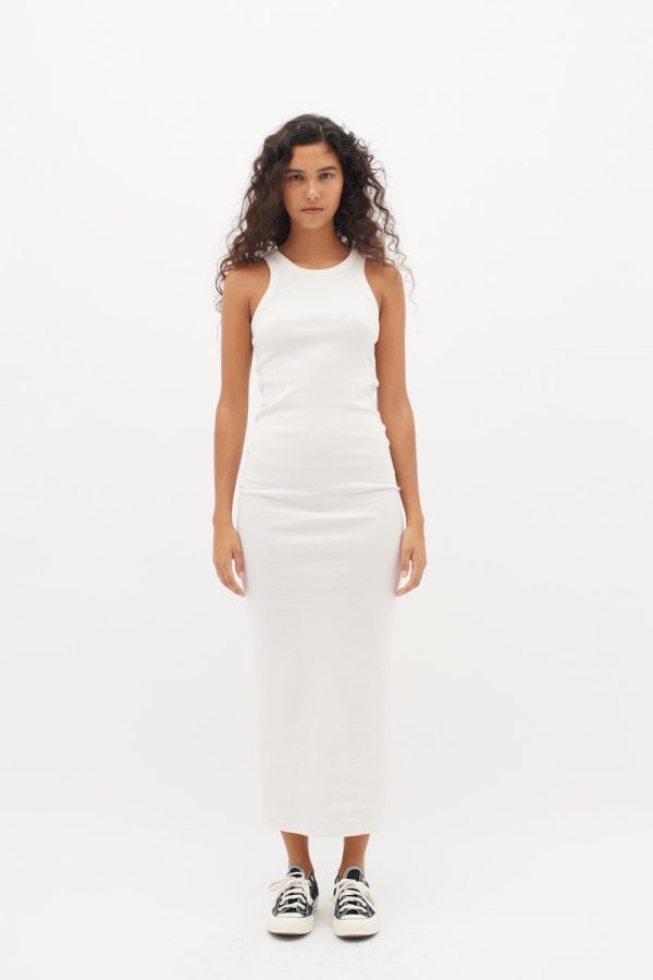 Ριμπ στενό μακρύ φόρεμα Lola InWear