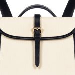 Μπεζ backpack από καμβά Rinascimento