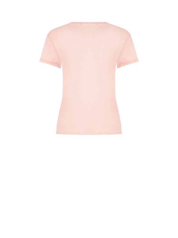 T-shirt με στάμπα καρδιά Rinascimento