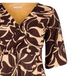 Μακρύ κρουαζέ φόρεμα plus size Rinascimento