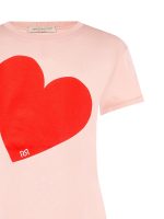 T-shirt με στάμπα καρδιά Rinascimento