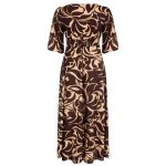 Μακρύ κρουαζέ φόρεμα plus size Rinascimento